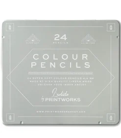 Printworks 24 crayons de couleur classiques* Petite Papeterie