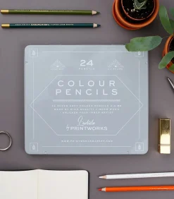 Printworks 24 crayons de couleur classiques* Petite Papeterie