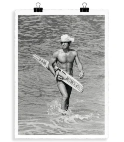 Image Republic Affiche Belmondo Le Magnifique Ski Nautique 56 x 76 cm* Affiches & Tableaux