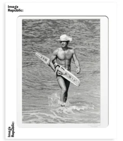 Image Republic Affiche Belmondo Ski Nautique 40 x 50 cm* Affiches & Tableaux