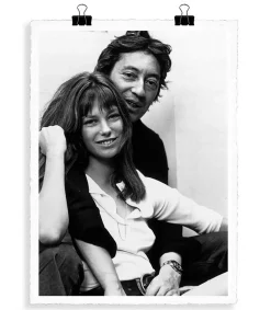 Image Republic Affiche La Galerie "Birkin Gainsbourg" 56 x 76 cm* Affiches & Tableaux