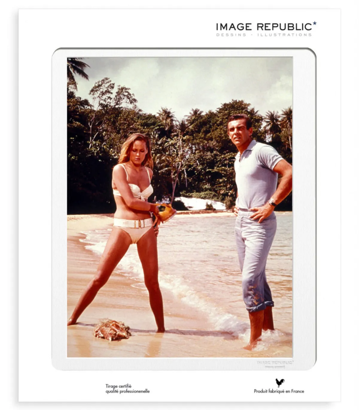 Image Republic Affiche La Galerie "Sean Connery Ursula" 40 x 50 cm* Affiches & Tableaux