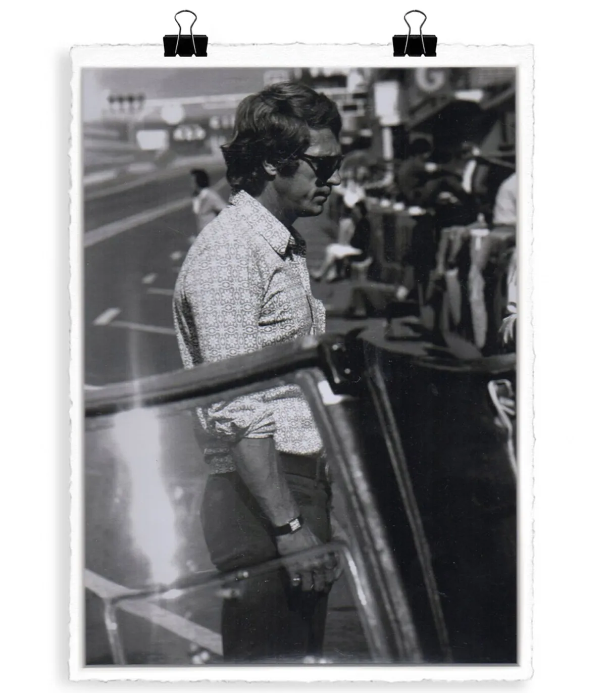 Image Republic Affiche La Galerie Steeve Mcqueen Profil 56 x 76 cm* Affiches & Tableaux