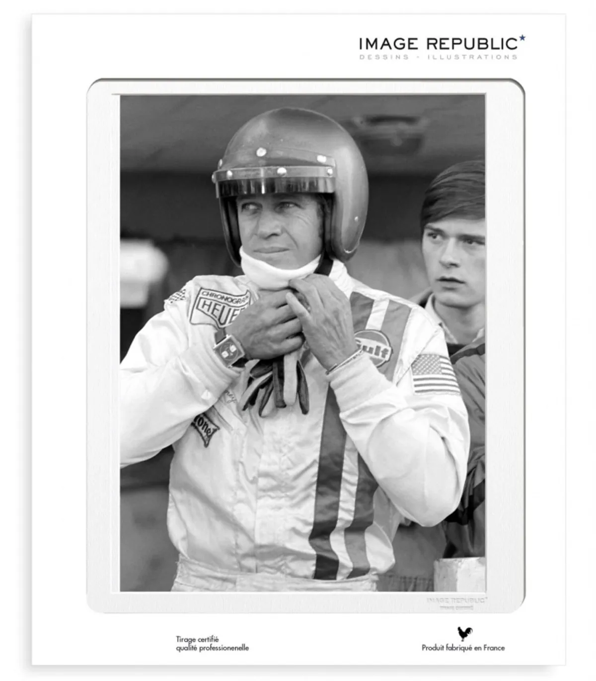 Image Republic Affiche La Galerie "Steve McQueen 2" 56 x 76 cm* Affiches & Tableaux