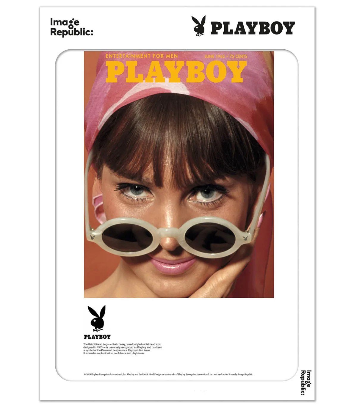 Image Republic Affiche Playboy Couverture Juin 1965 56 x 76 cm* Affiches & Tableaux