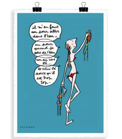 Image Republic Affiche Soledad "Maillot" 56 x 76 cm* Affiches & Tableaux