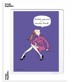 Image Republic Affiche Soledad Trench 40 x 50 cm* Affiches & Tableaux