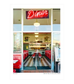 Image Republic Affiche The Vision Awol 023 - Diner 56 x 76 cm* Affiches & Tableaux