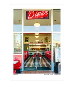 Image Republic Affiche The Vision Awol 023 - Diner 30 x 40 cm* Affiches & Tableaux