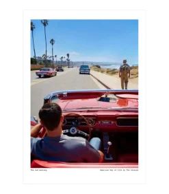 Image Republic Affiche The Vision Awol 019 - The red Mustang 56 x 76 cm* Affiches & Tableaux