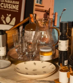 Three Seven Assiette creuse en céramique 