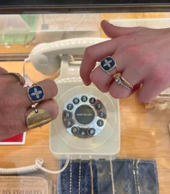 Pascale Monvoisin Bague Bowie n°2 Lapis Diamant x Jane de Boy*Femme Bagues