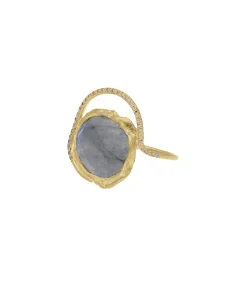Pascale Monvoisin Bague Gaia Labradorite*Femme Bagues