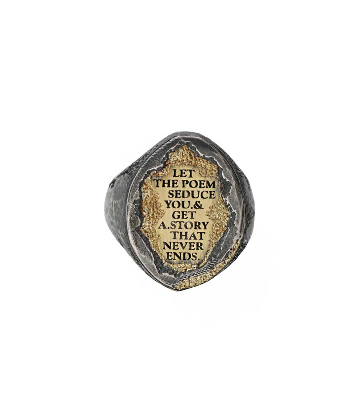 Tó Garal Bague Let the poem Seduce you "YG"*Femme Bagues