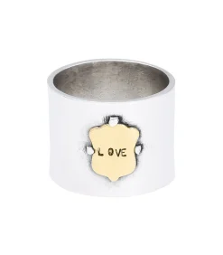 Corpus Christi Bague Love en argent et blason or*Femme Bagues