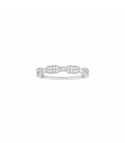Stone Paris Bague Métropolis Petit modèle Or blanc et Diamants*Femme Bagues