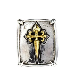 Corpus Christi Bague New Cross en argent et or*Femme Bagues