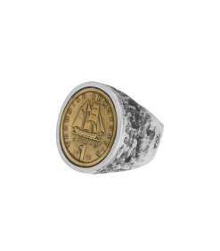 Roc Paris Bague pièce Drachme argent*Femme Bagues