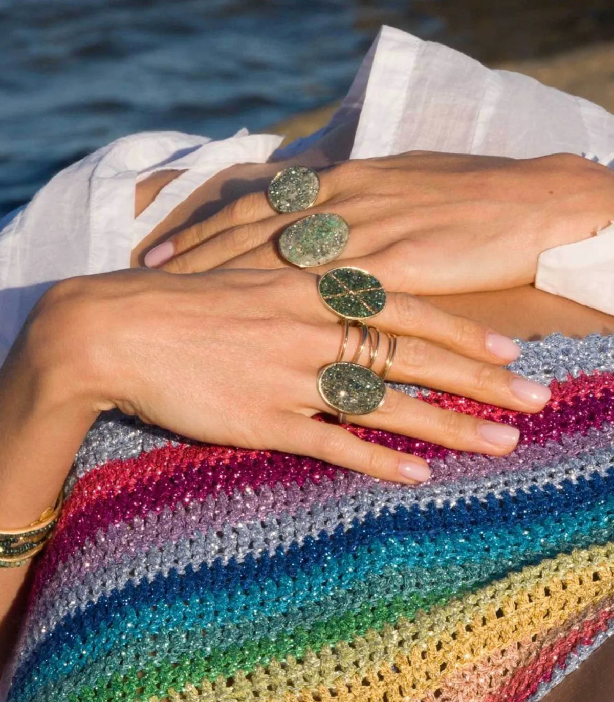 Lsonge Bague Sublime Stella Croix Fermé Zirconium*Femme Bagues