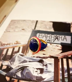Aurélie Bidermann Bague tabarin Lapis lazuli*Femme Bagues