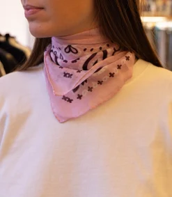 destin Bandana Rose 59 x 59 cm*Femme Écharpes & Étoles
