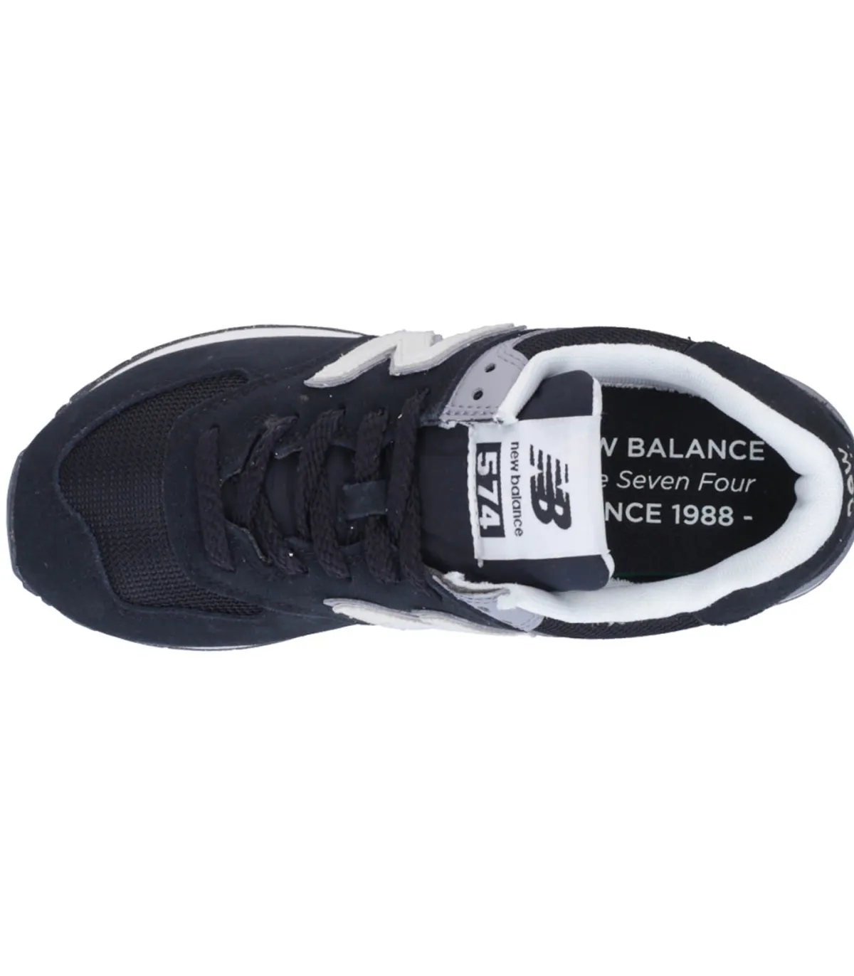 New Balance Baskets 574 Black Grey*Femme Baskets