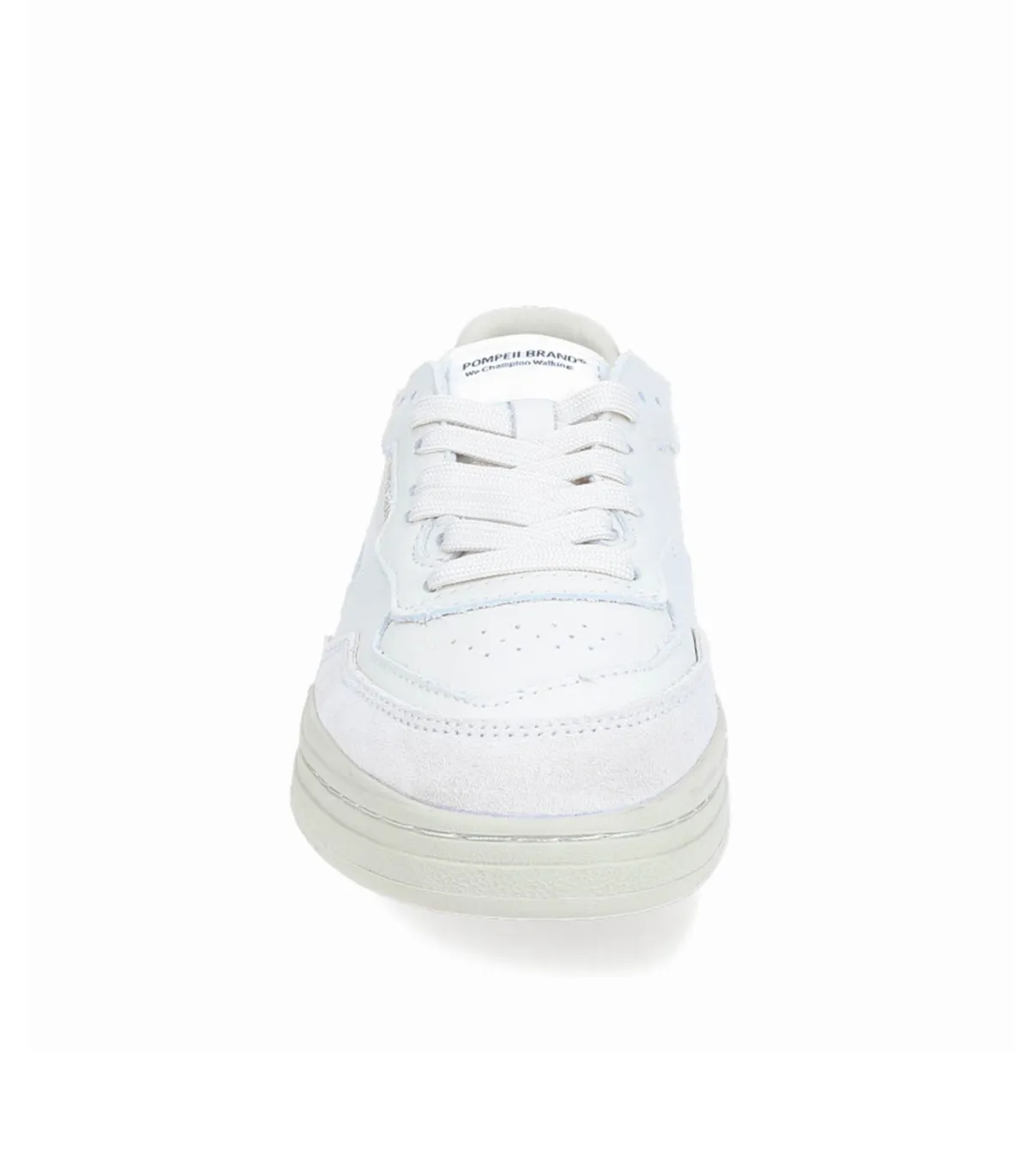 Pompeii Brand Baskets homme Elan Cuir Ecru Jeans*Homme Baskets