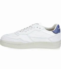 Pompeii Brand Baskets homme Elan Cuir Ecru Jeans*Homme Baskets