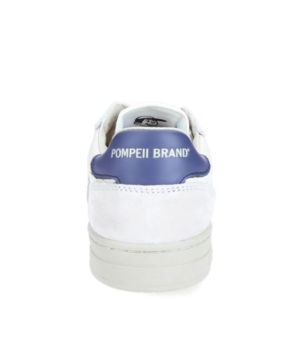 Pompeii Brand Baskets homme Elan Cuir Ecru Jeans*Homme Baskets