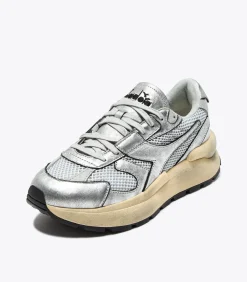 Diadora Baskets Mercury Silver Argent Métallisé*Femme Baskets|Diadora