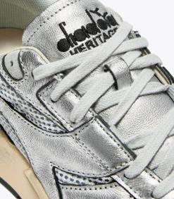 Diadora Baskets Mercury Silver Argent Métallisé*Femme Baskets|Diadora