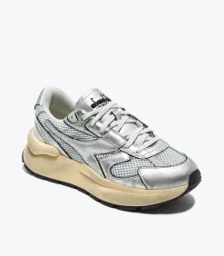 Diadora Baskets Mercury Silver Argent Métallisé*Femme Baskets|Diadora