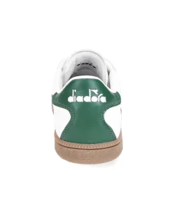 Diadora Baskets Trainer Blanc et Verts Paturages*Femme Baskets|Diadora