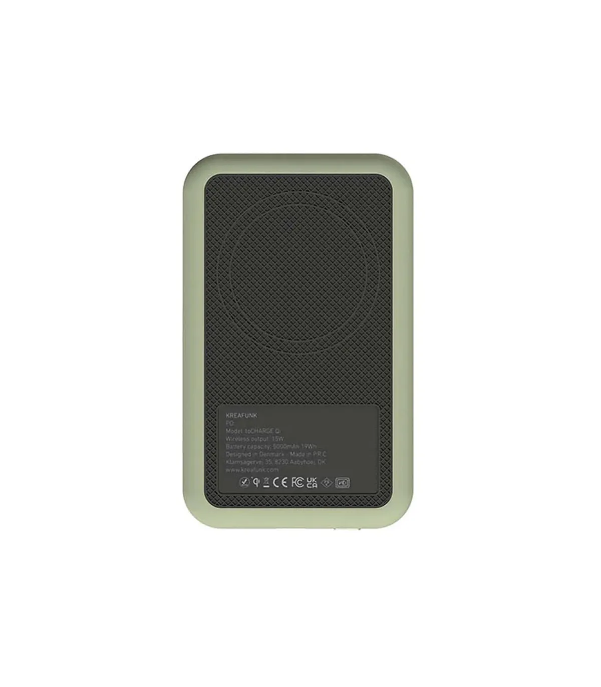 Kreafunk Batterie portable toCHARGE Qi Dusty Olive* Accessoires Smartphone