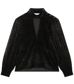 Roseanna Blouse Bianca Galaxie velours*Femme Hauts