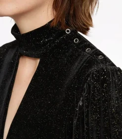 Roseanna Blouse Bianca Galaxie velours*Femme Hauts