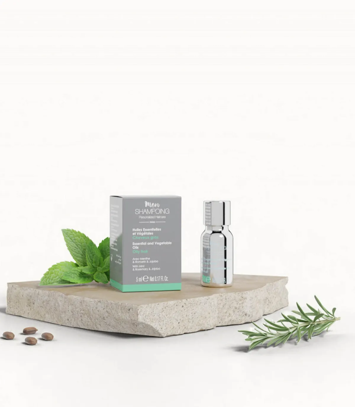 Mon Shampoing Booster Huiles essentielles et végétales cheveux gras 5 ml*Femme Soins Cheveux