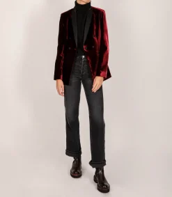 King Tartufoli Boots chelsea Monastero en cuir Bordeaux*Femme Boots & Bottines