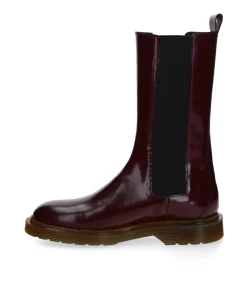 Roseanna Boots en cuir Tilda Cerise noire*Femme Boots & Bottines