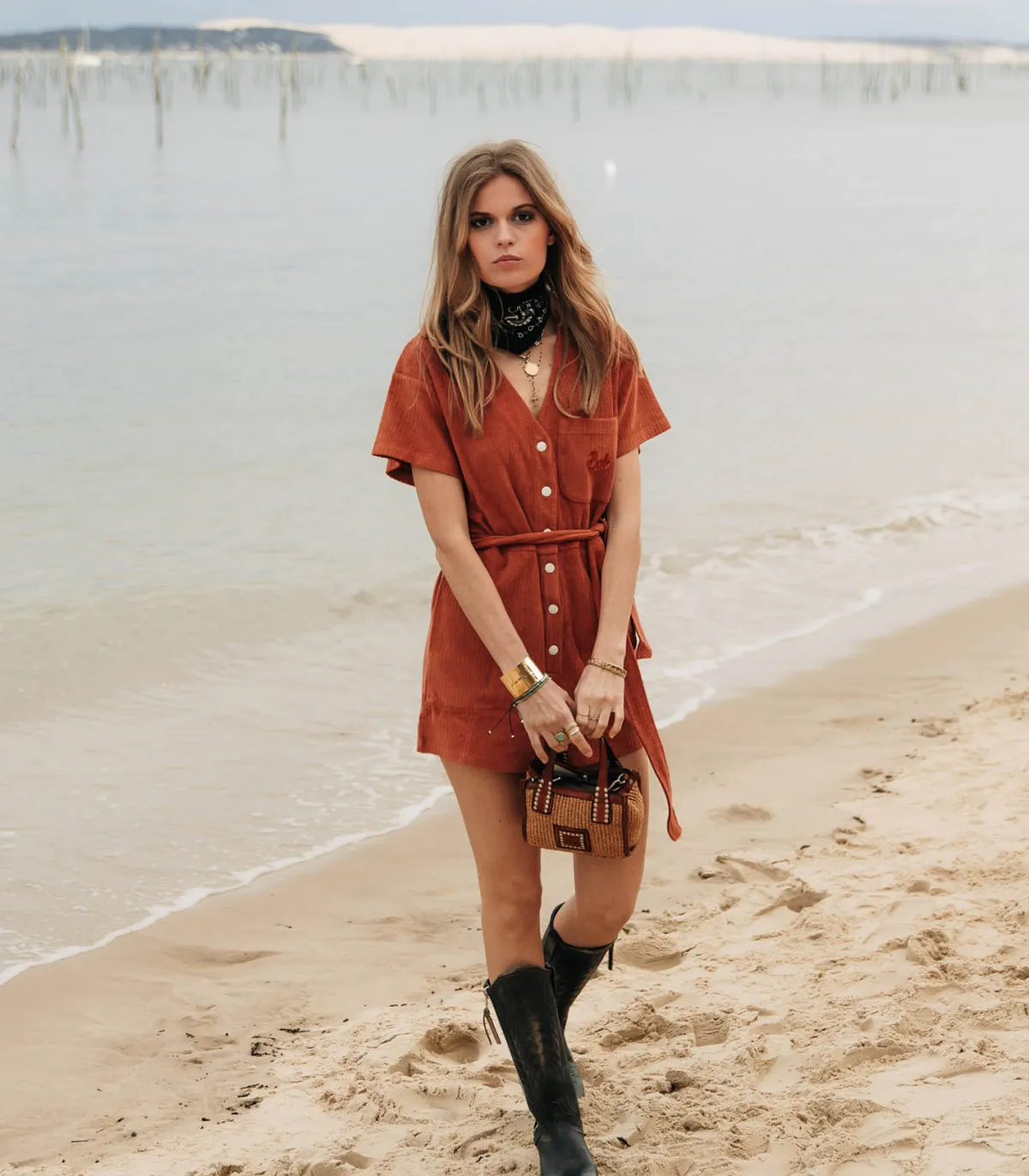 Mexicana Boots santiag Razz 13 Beige Black Rustik*Femme Boots & Bottines|Mexicana