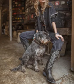 Mexicana Boots Santiag Razz 13 Crack Black*Femme Boots & Bottines|Mexicana