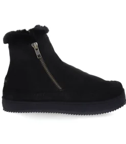 laidback london Boots Setsu Crochet Black Suede*Femme Boots & Bottines