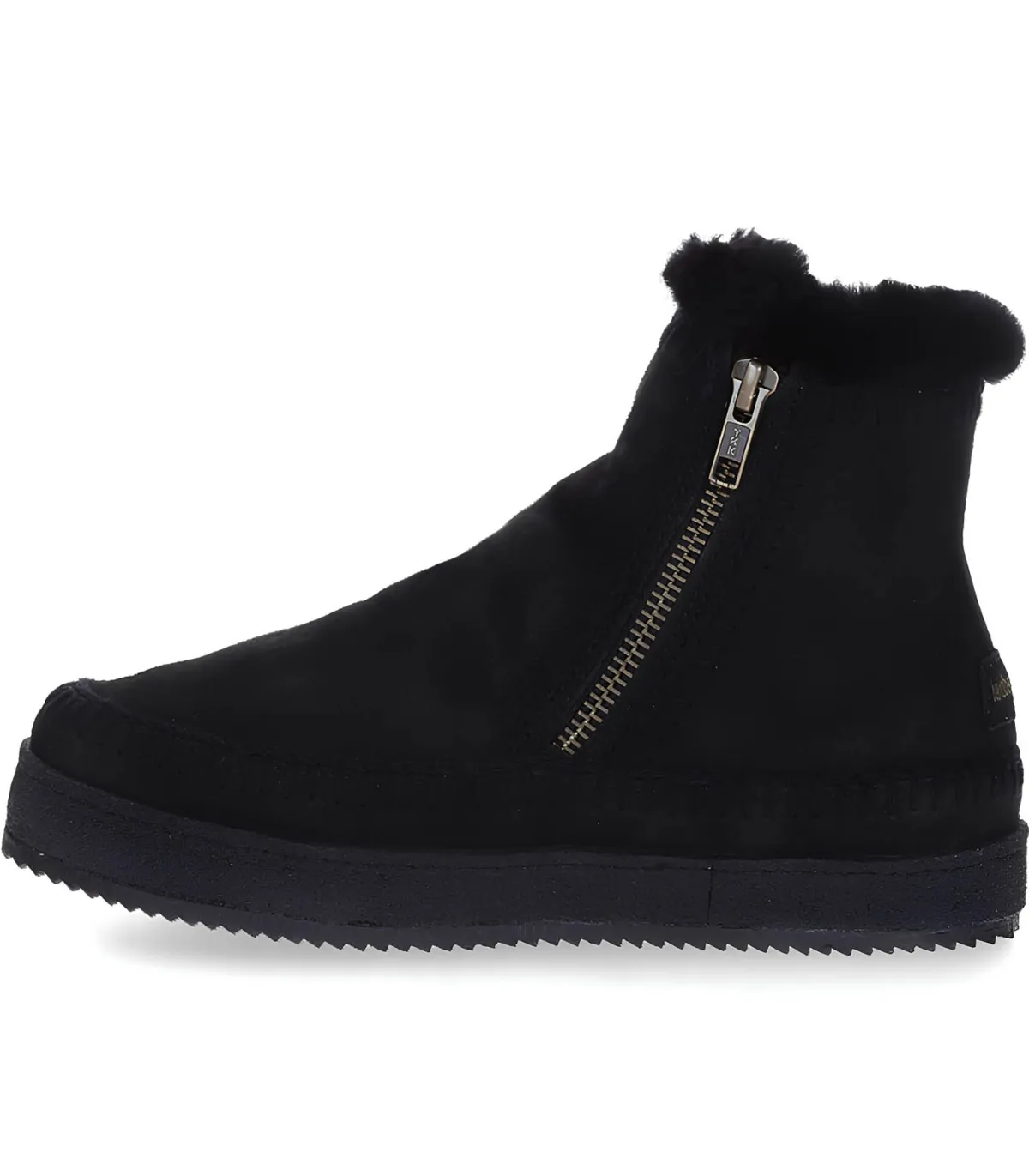 laidback london Boots Setsu Crochet Black Suede*Femme Boots & Bottines