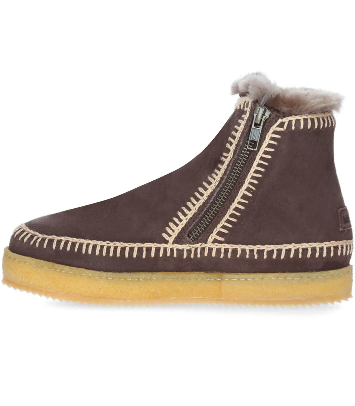 laidback london Boots Setsu Crochet Crepe Suede*Femme Boots & Bottines