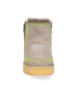 laidback london Boots Setsu Crochet Otter Suede Lime*Femme Boots & Bottines