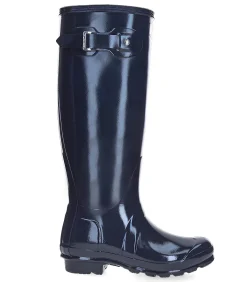 Hunter Bottes Original Tall Gloss Navy*Femme Boots & Bottines