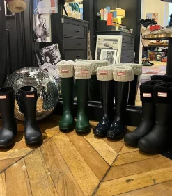 Hunter Bottes Original Tall Gloss Navy*Femme Boots & Bottines