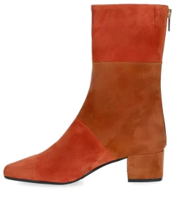 Carel Paris Bottines Estime Go en cuir suédé Brick*Femme Boots & Bottines