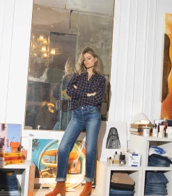 Carel Paris Bottines Estime Go en cuir suédé Brick*Femme Boots & Bottines