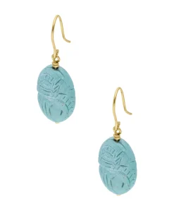 Aurélie Bidermann Boucles d'oreilles Scarabée Turquoise*Femme Boucles D'Oreilles